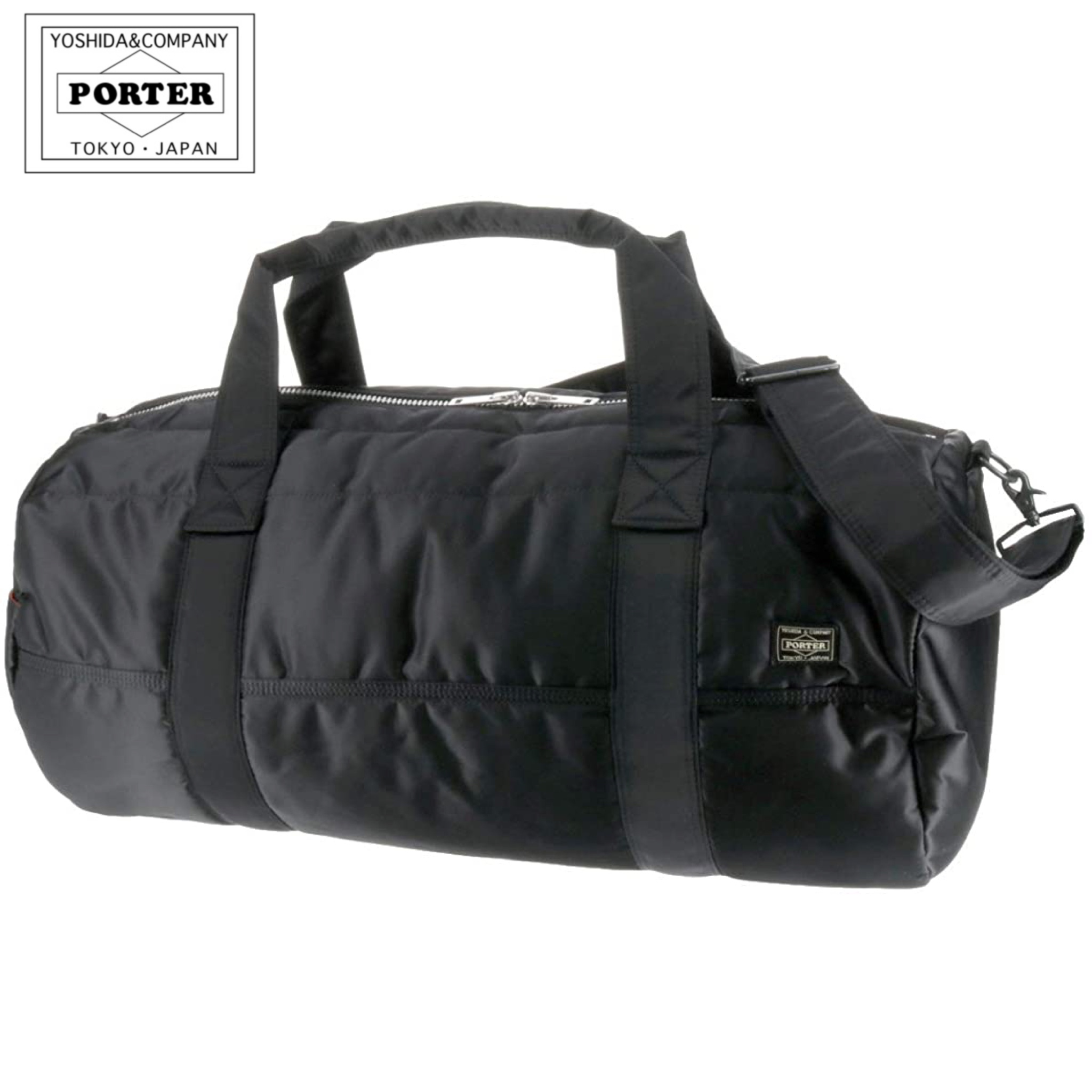 運動族人】Porter Tokyo - PORTER Tanker M 波士頓包手提袋黑色日本製