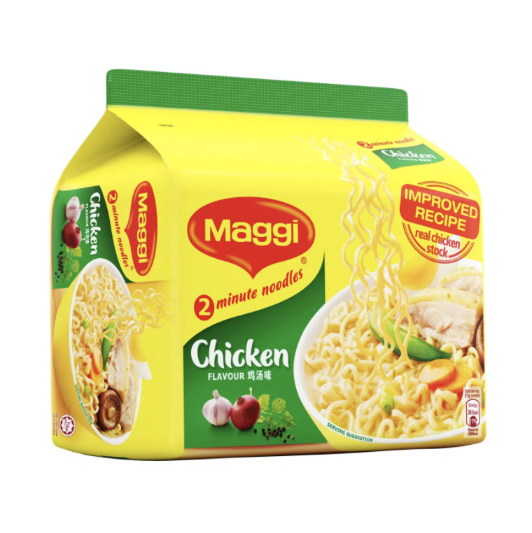Maggi 雞湯味即食麵 [5包裝]