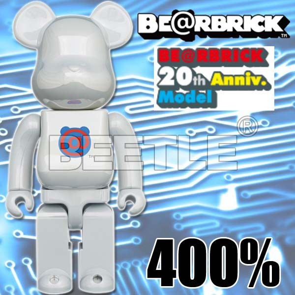 BEETLE BE@RBRICK MEDICOM 白電鍍@ 1ST MODEL WHITE CHROME 4