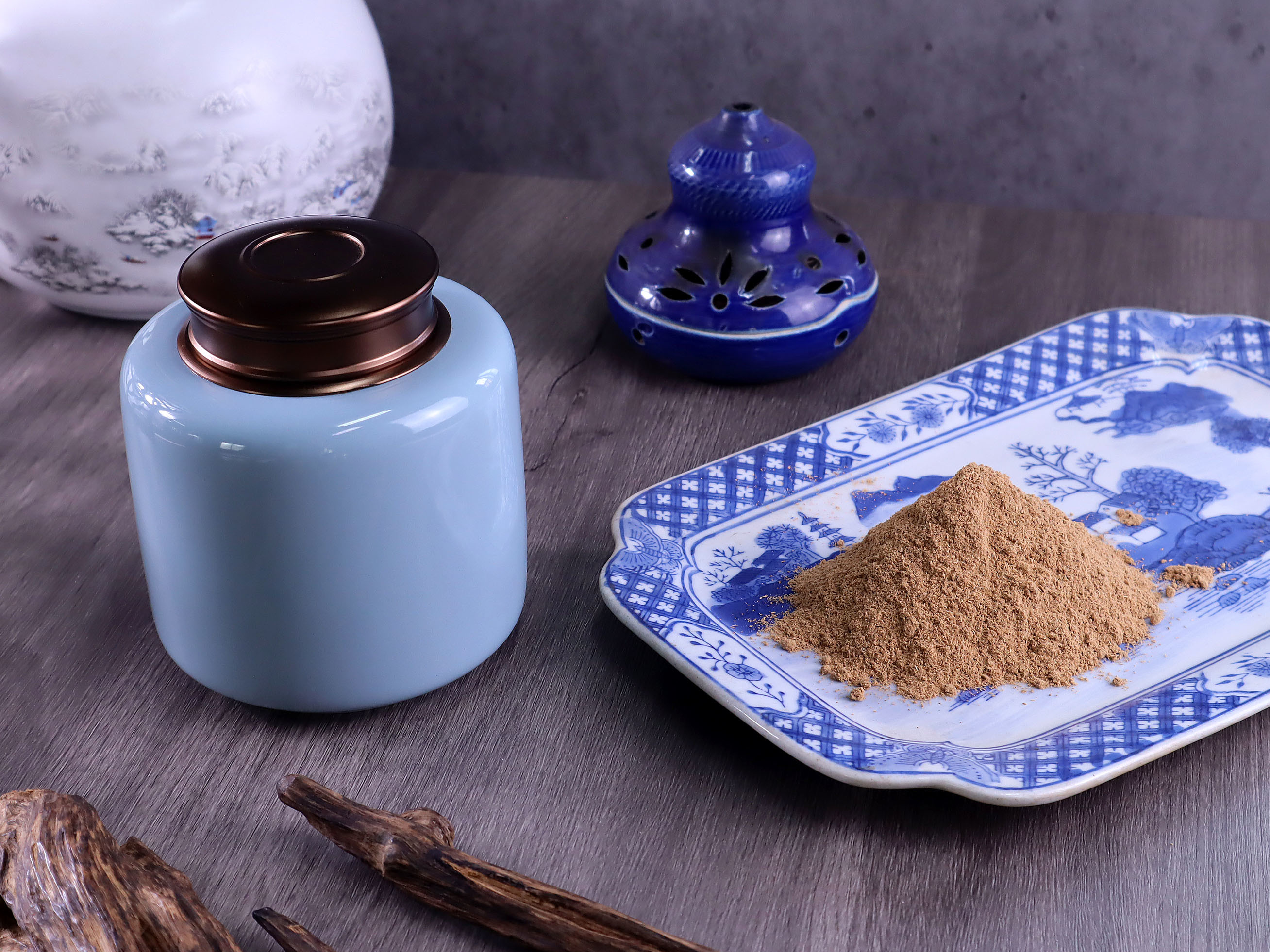 正印度老山檀香粉(頂級根部老料)250克