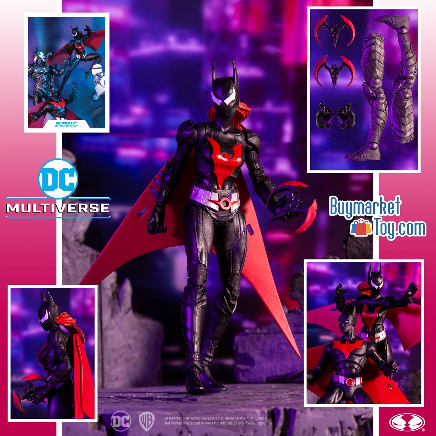 McFarlane Toys DC BUILDA-A 7IN FIGURES - BATMAN BEYOND -BATWOMAN (INTL) - BAF