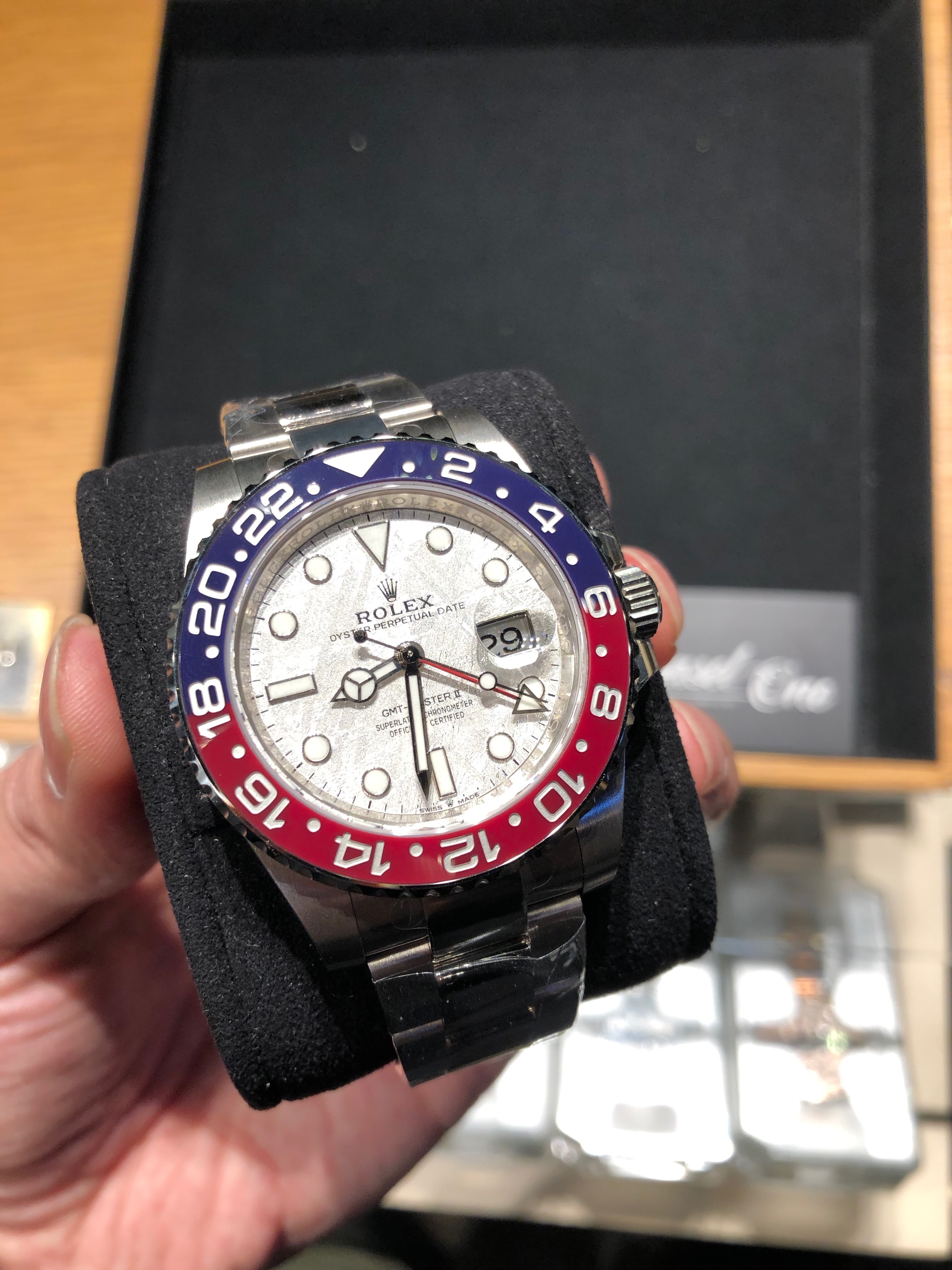 126719BLRO PEPSI METE DIAL RED BLUE OYSTER GMT-MASTER 2