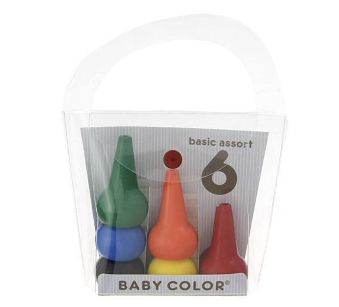 baby color安全蠟筆 6色