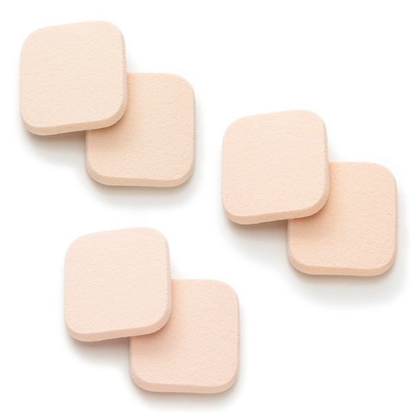 Makeup Sponge Square Long 6P  方形化妝粉撲 6支裝