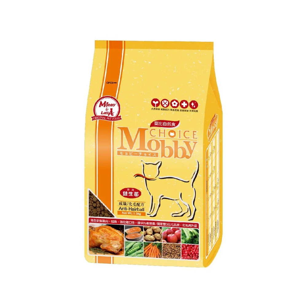 莫比Mobby-成貓專用配方|貓飼料