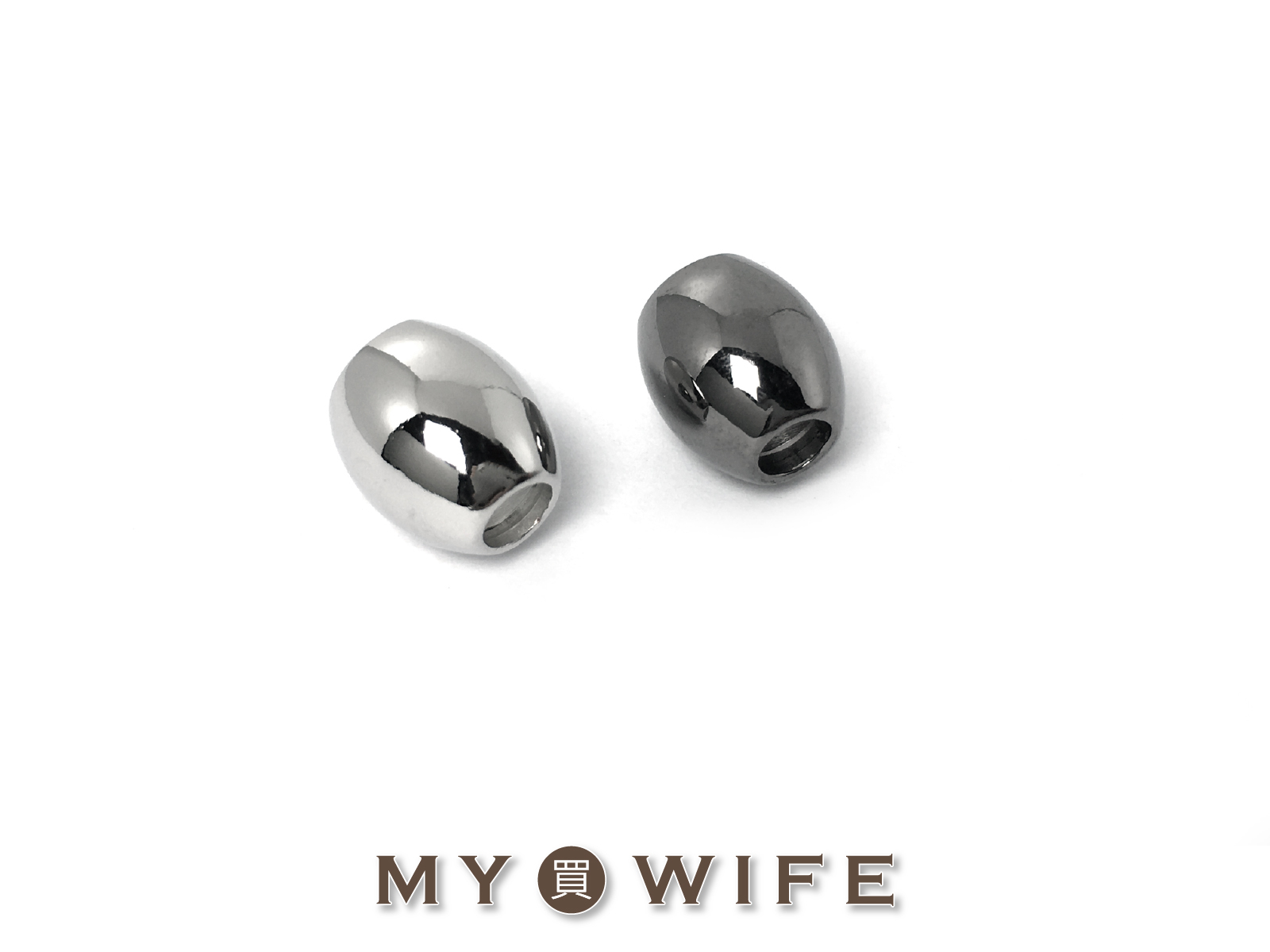 金屬繩尾_2色2入【#2763】