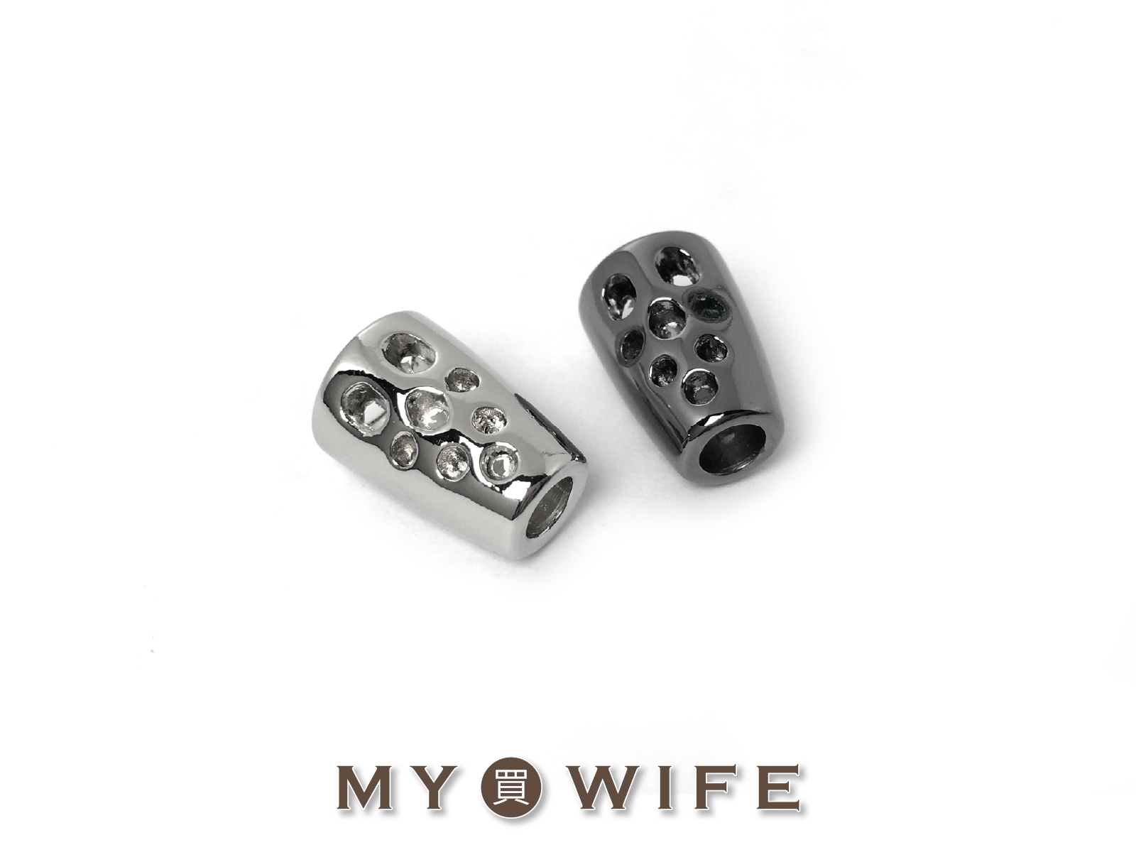 金屬繩尾_2色2入【#2528】