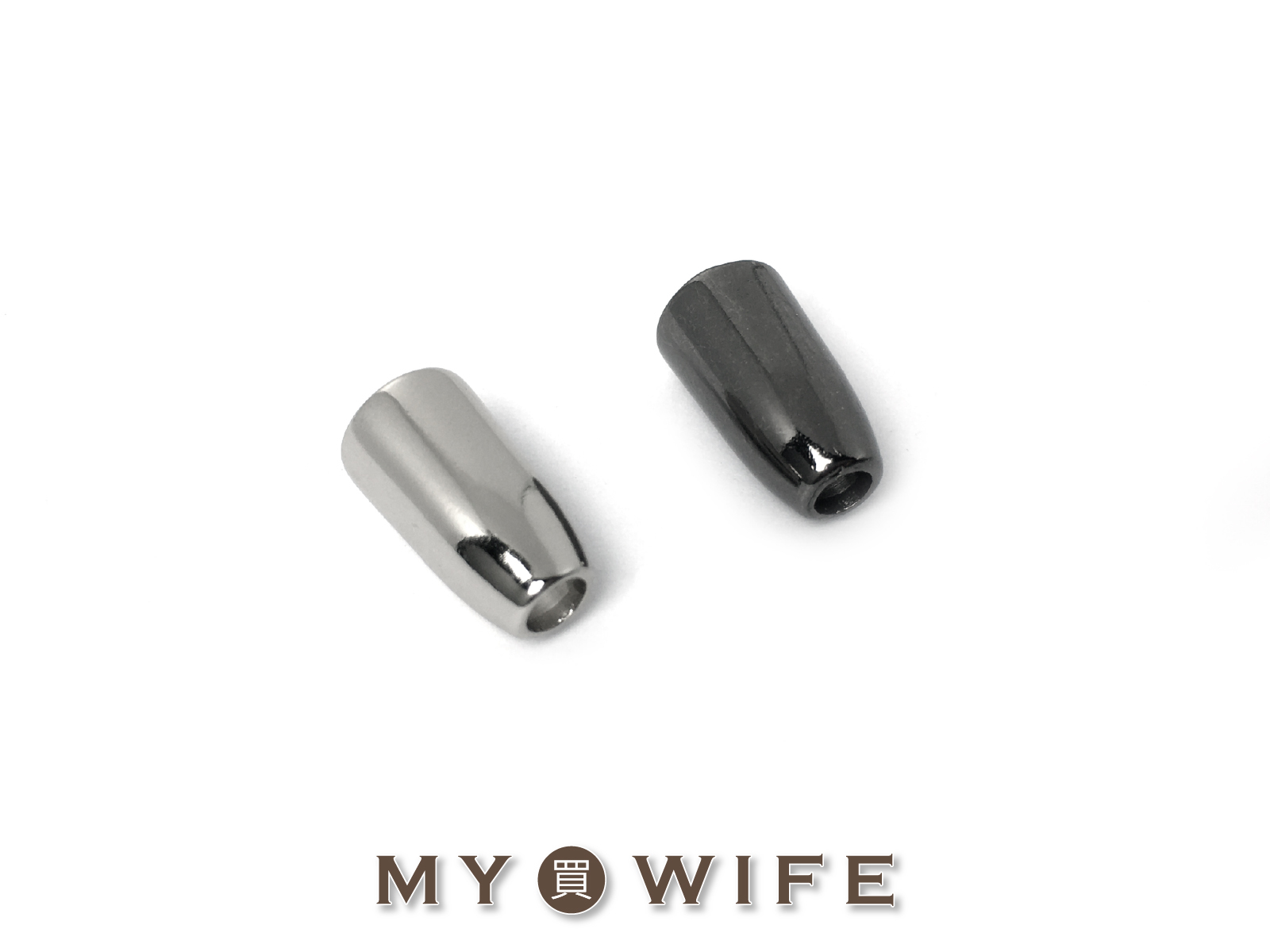 金屬繩尾_2色2入【#2510】