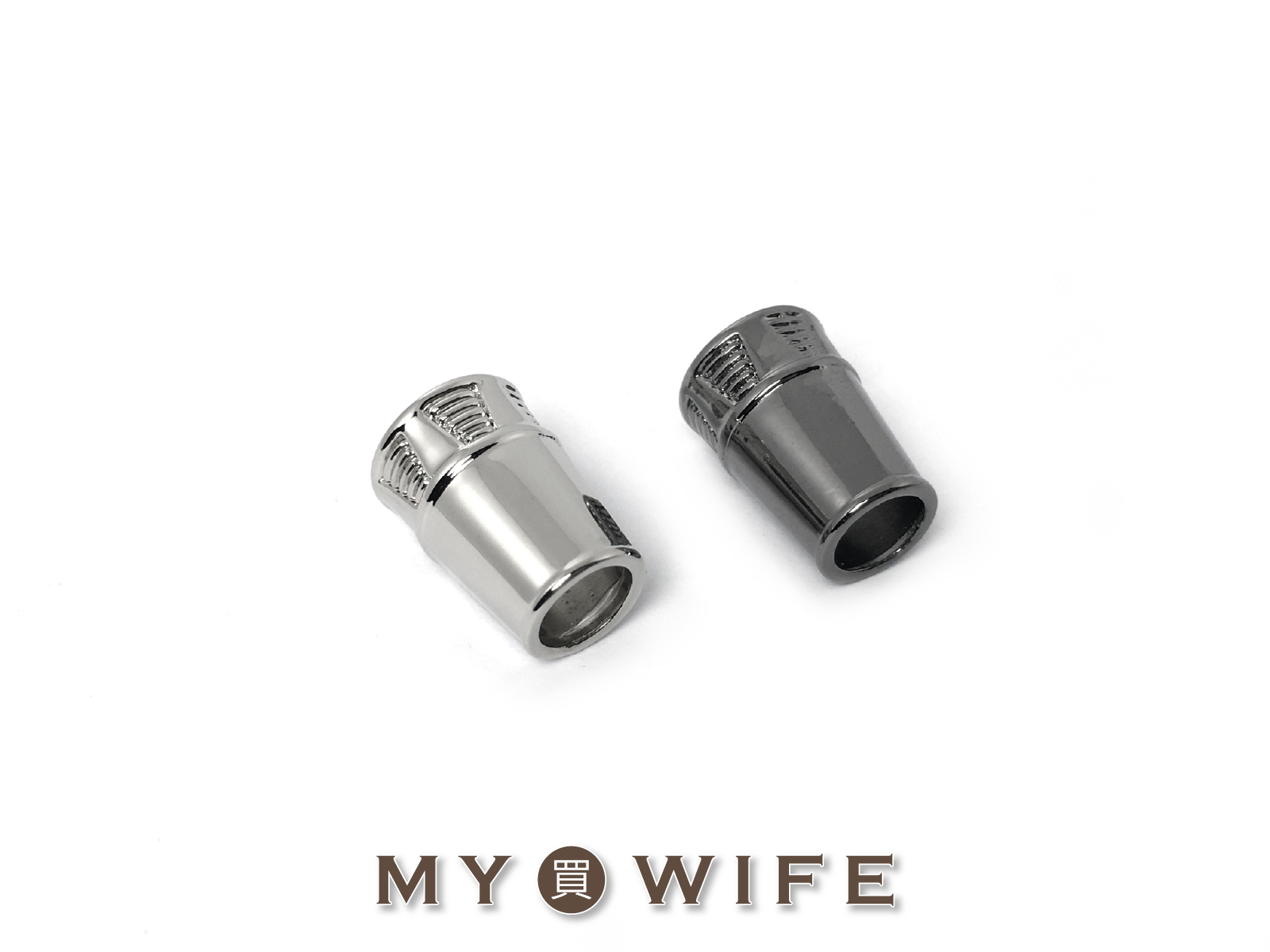 金屬繩尾_2色2入【#2509】