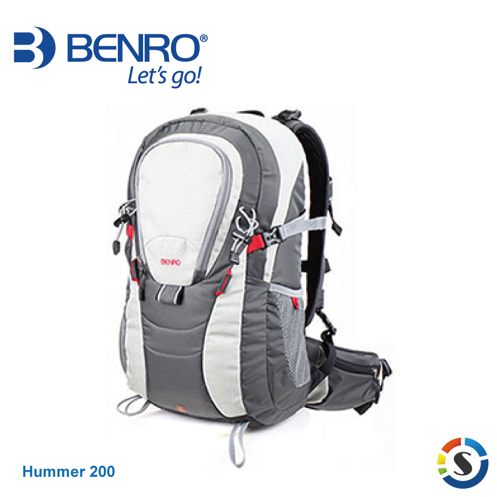 【BENRO百諾】Hummer200 蜂鳥系列 雙肩攝影背包 (黑/灰/藍/紅/綠/黃)