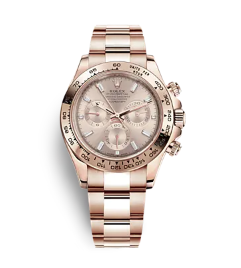 DISCONTINUED BRAND NEW ROLEX 116505A 116505 COSMOGRAPH DAYTONA PINK DIAL EVEROSE GOLD DIAMOND OYSTER 40 MM