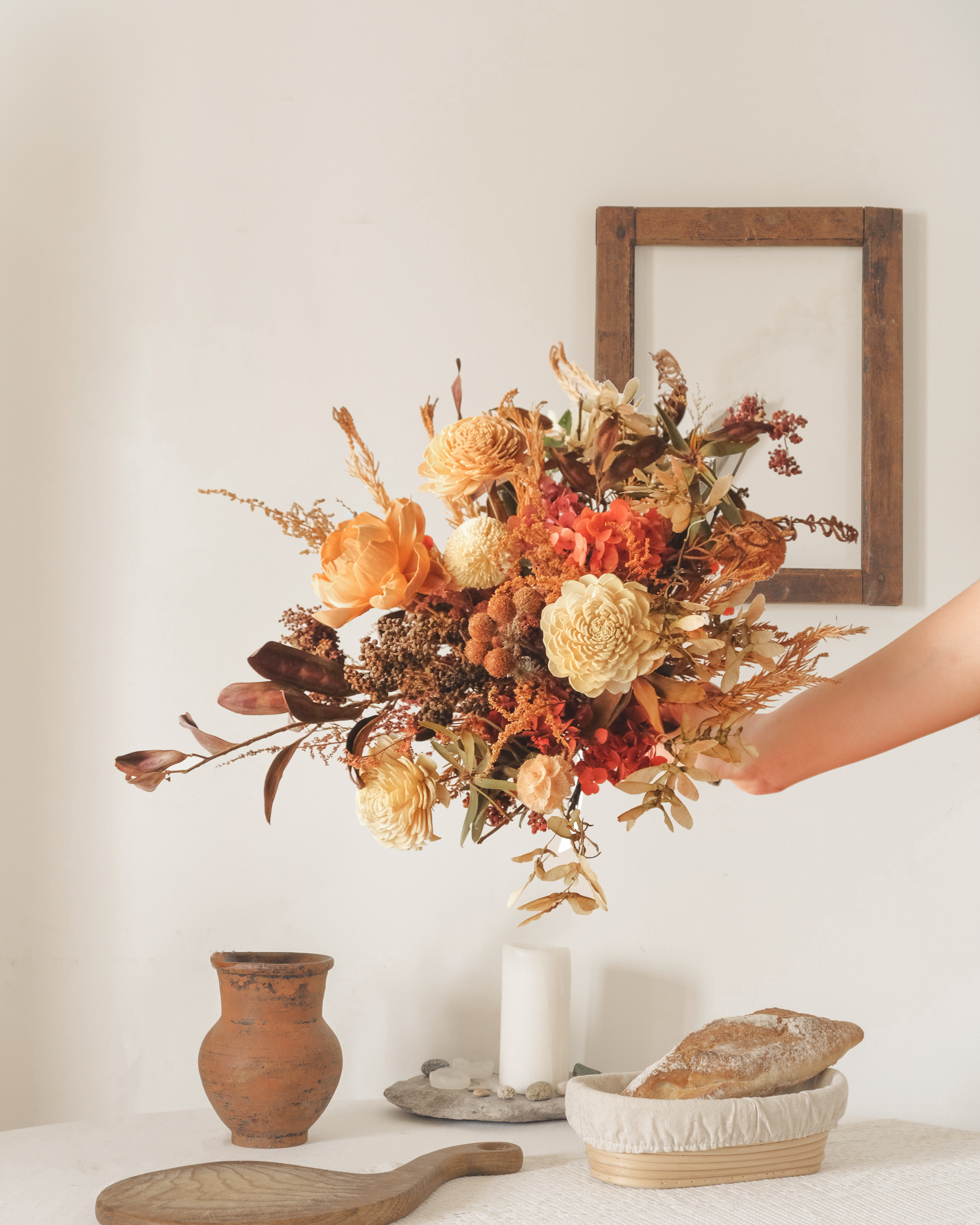 午香邂逅｜伯爵奶茶〈 不凋花 永生花 〉