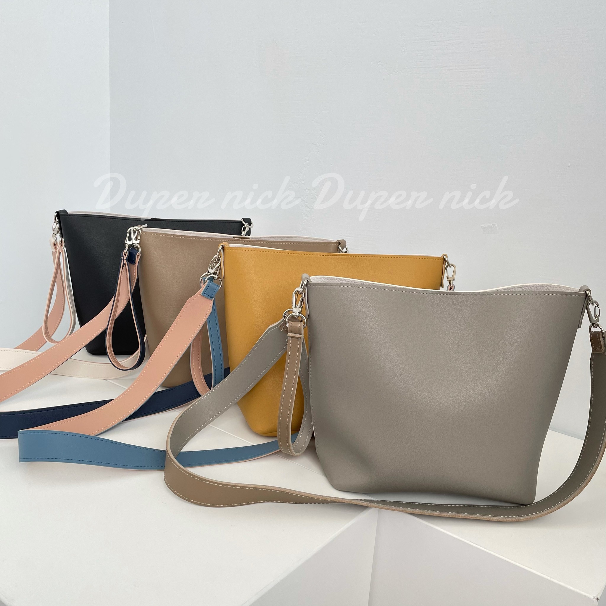 KOREA 正韓包 撞色水桶包