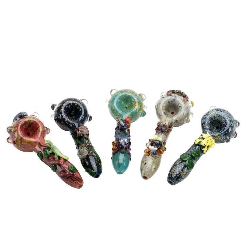 EMPIRE GLASSWORKS - ASSORTED 4" SPOONS WITH CRITTERS
