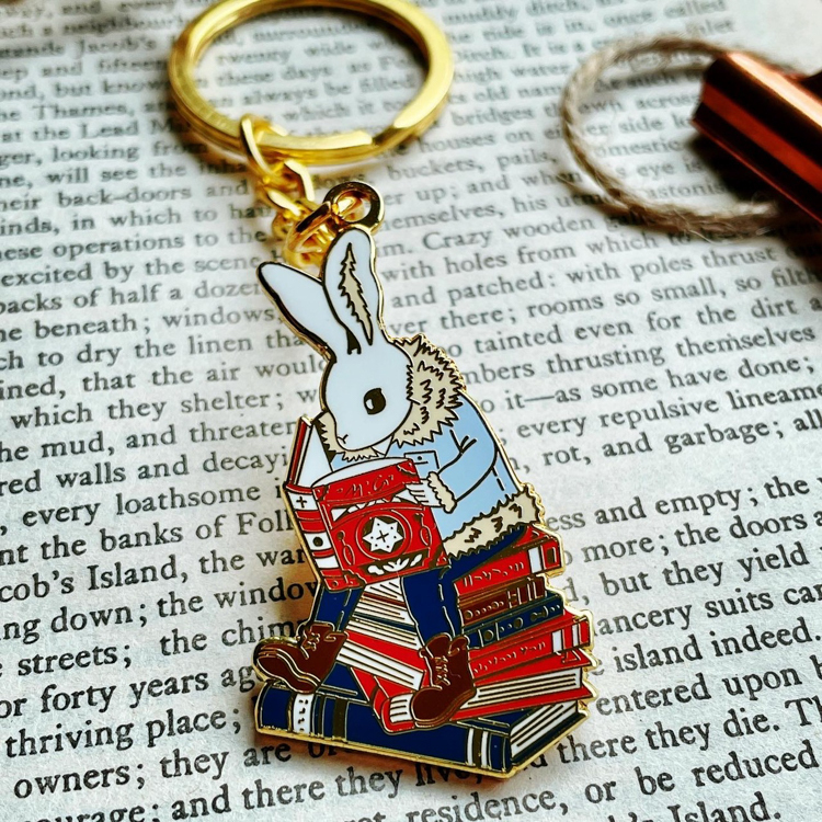 一氏夫婦 Escouple｜金屬鑰匙圈｜魔法世界｜兔子