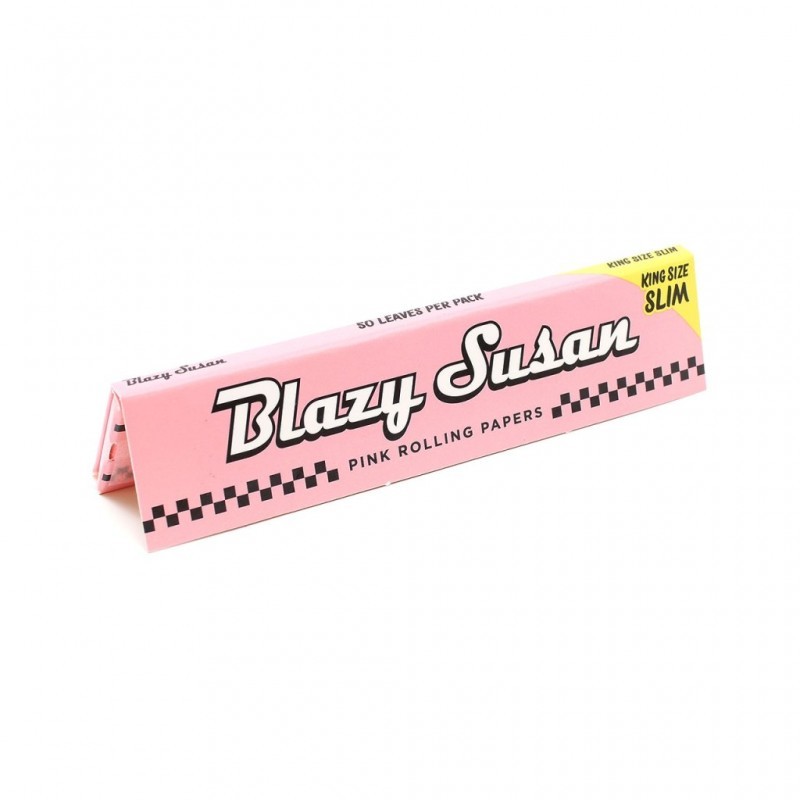 KING SIZE PINK ROLLING PAPERS BY BLAZY SUSAN
