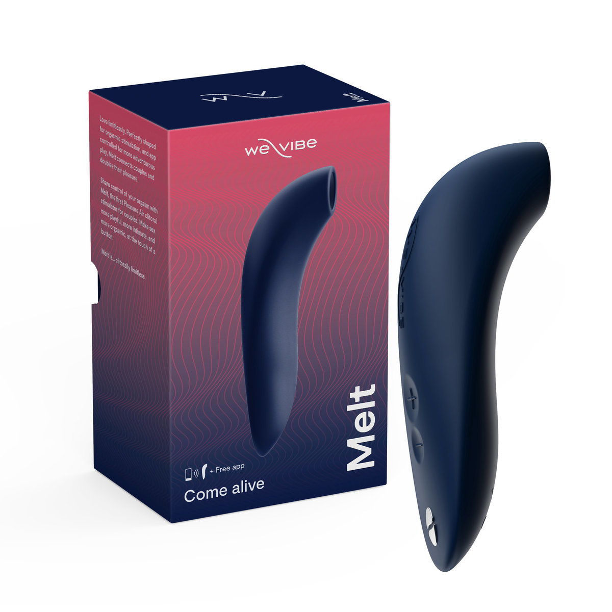 We-Vibe Melt Clitoral Sucking Vibrator (Midnight Blue/Coral)