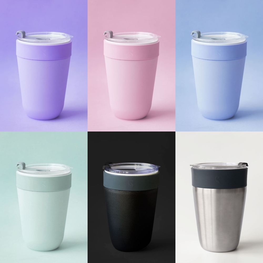 芯動隨身杯 450ml + 吸管 + 杯袋