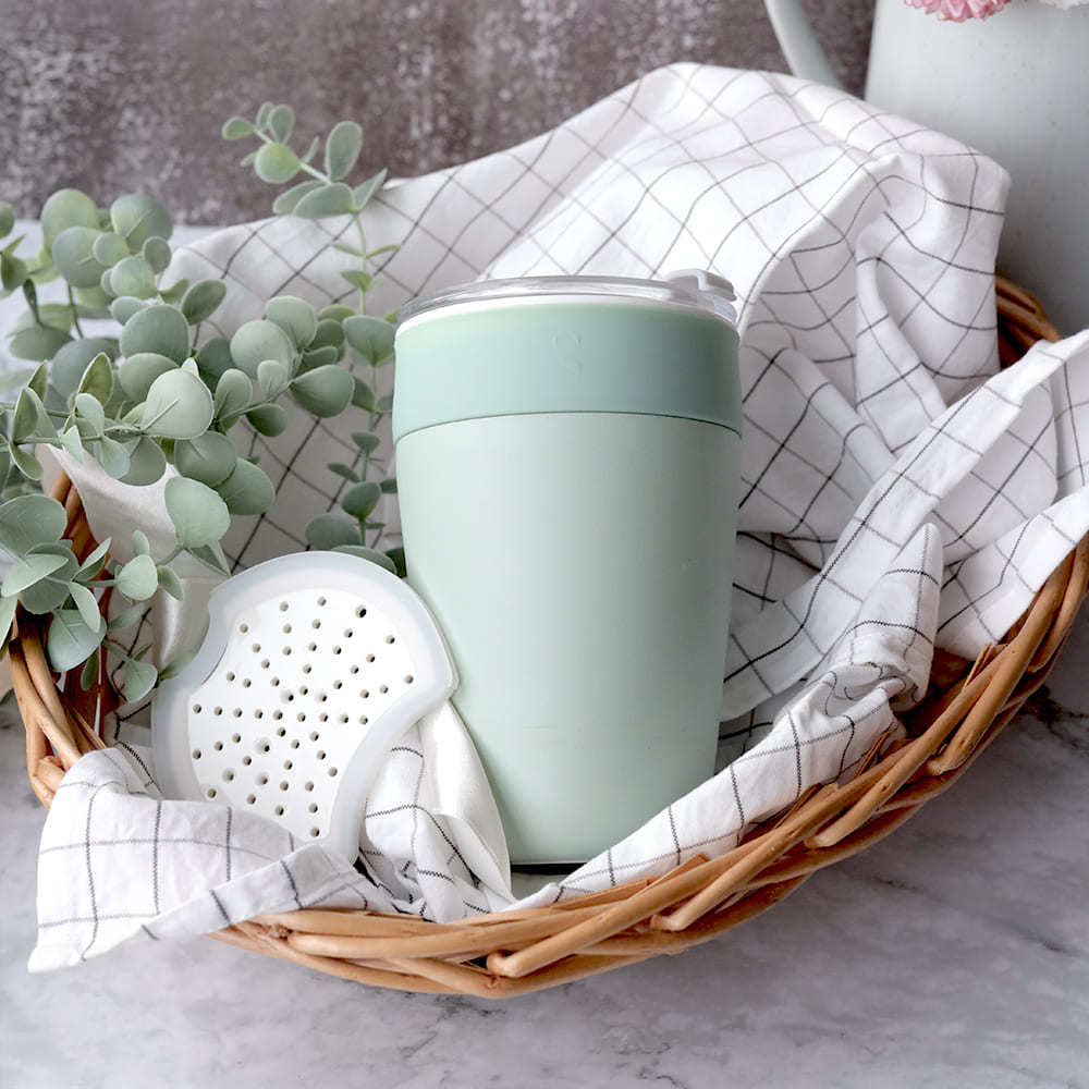 芯動隨身杯 450ml + 吸管 + 杯袋