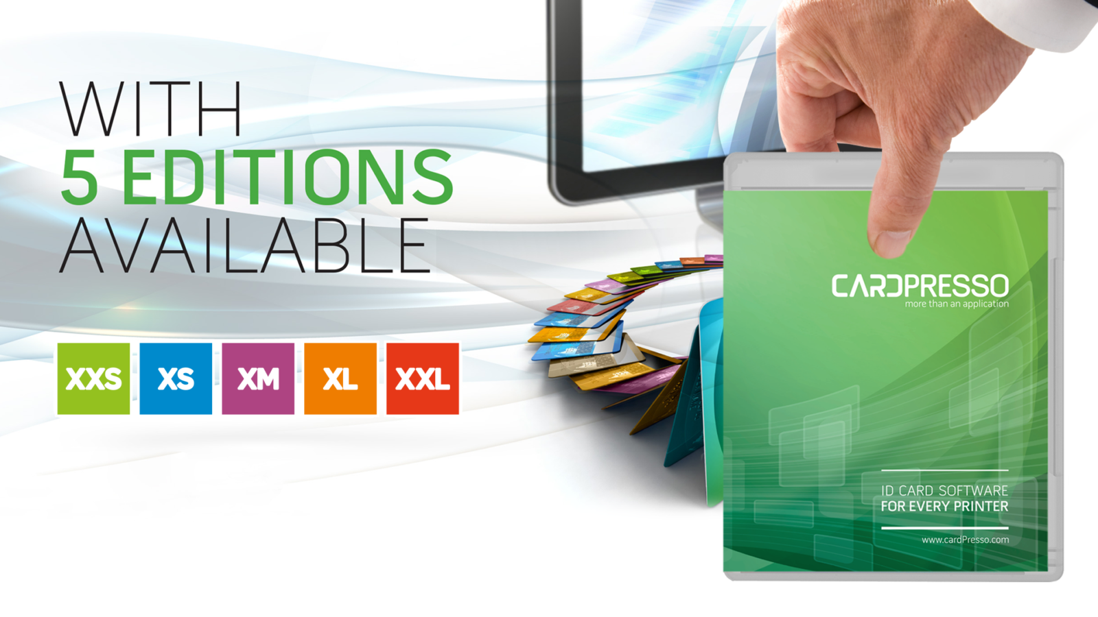 Cardpresso Card Design Software 卡片設計軟件 XXS, XS, XL, XM, XXM, XS Asia for Evolis, HID, fargo, Datacard, Zebra, DNP, Smart printers