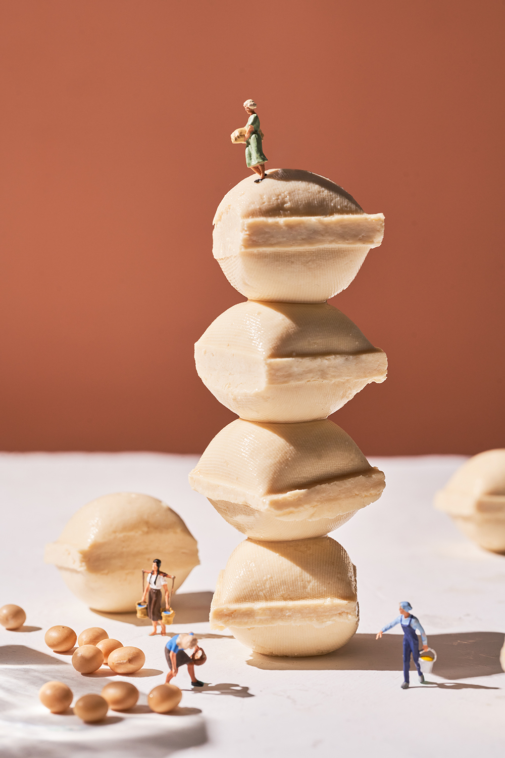 本家-小胖干 300公克/盒| 獨特迷你豆干|