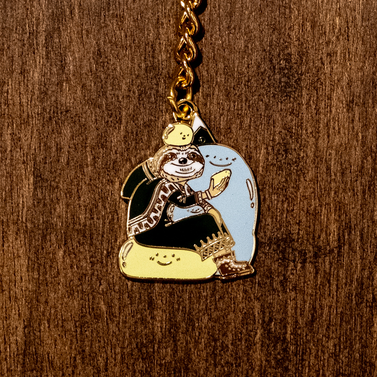 一氏夫婦 Escouple｜金屬鑰匙圈｜魔法世界｜樹懶