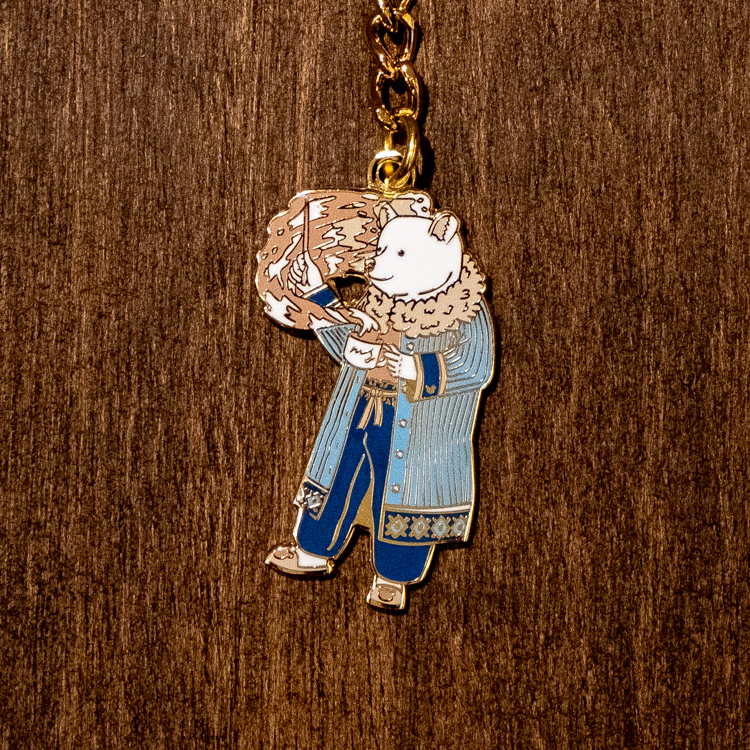 一氏夫婦 Escouple｜金屬鑰匙圈｜魔法世界｜北極熊