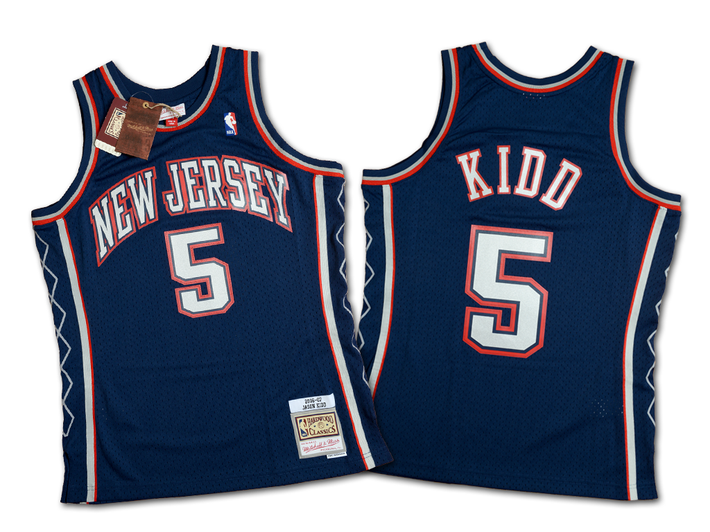 Mitchell & Ness 紐澤西籃網隊 Jason Kidd 2006-2007 復刻 Swingman 球衣