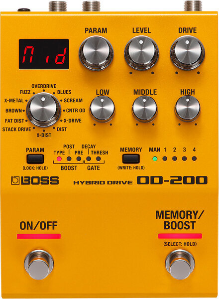 BOSS OD-200 Hybrid Drive 破音效果器