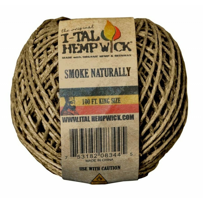 100FT KINGSIZE SPOOL I-TAL HEMP WICK