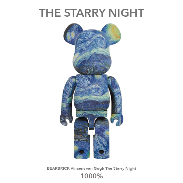 BE@RBRICK GIZMO 1000％ Costume Ver梵谷星空