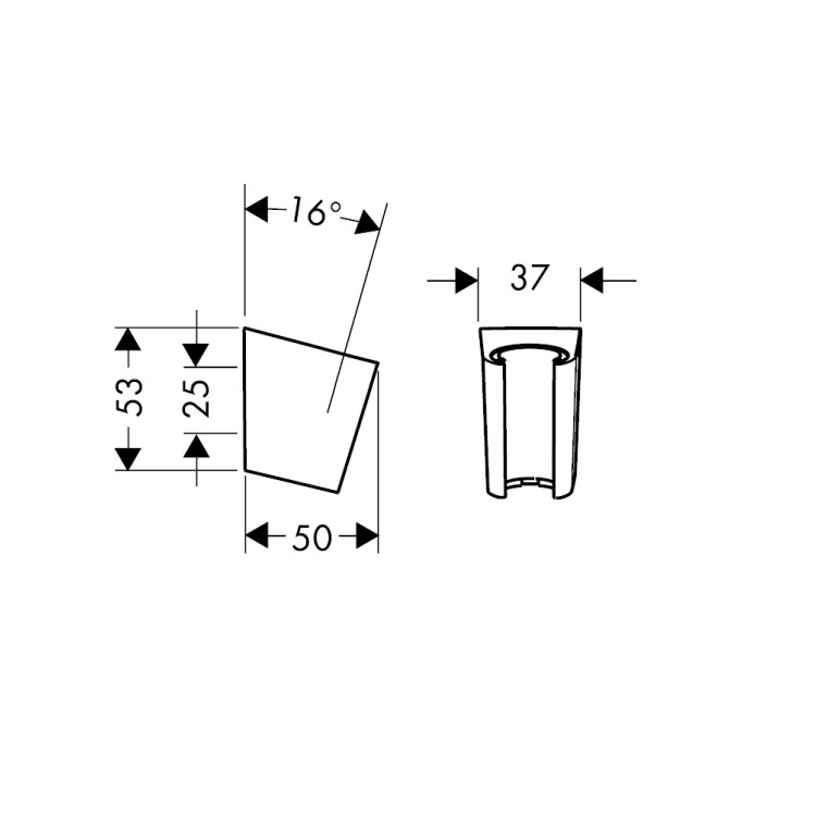 hansgrohe Porter 'S 28331, -000 shower support