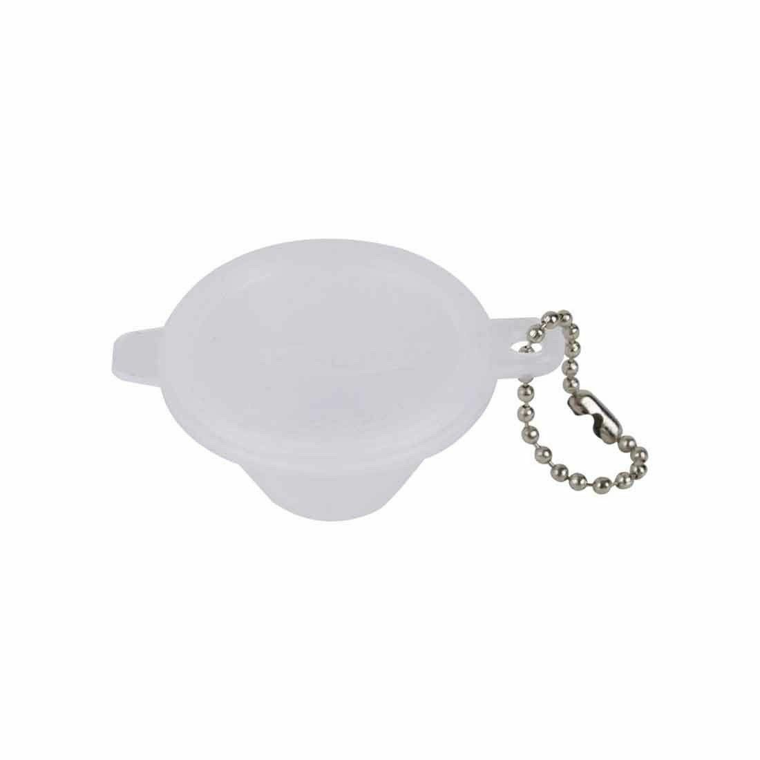 RYOT POCKET PLASTIC CONTAINER KEYCHAIN - CLEAR