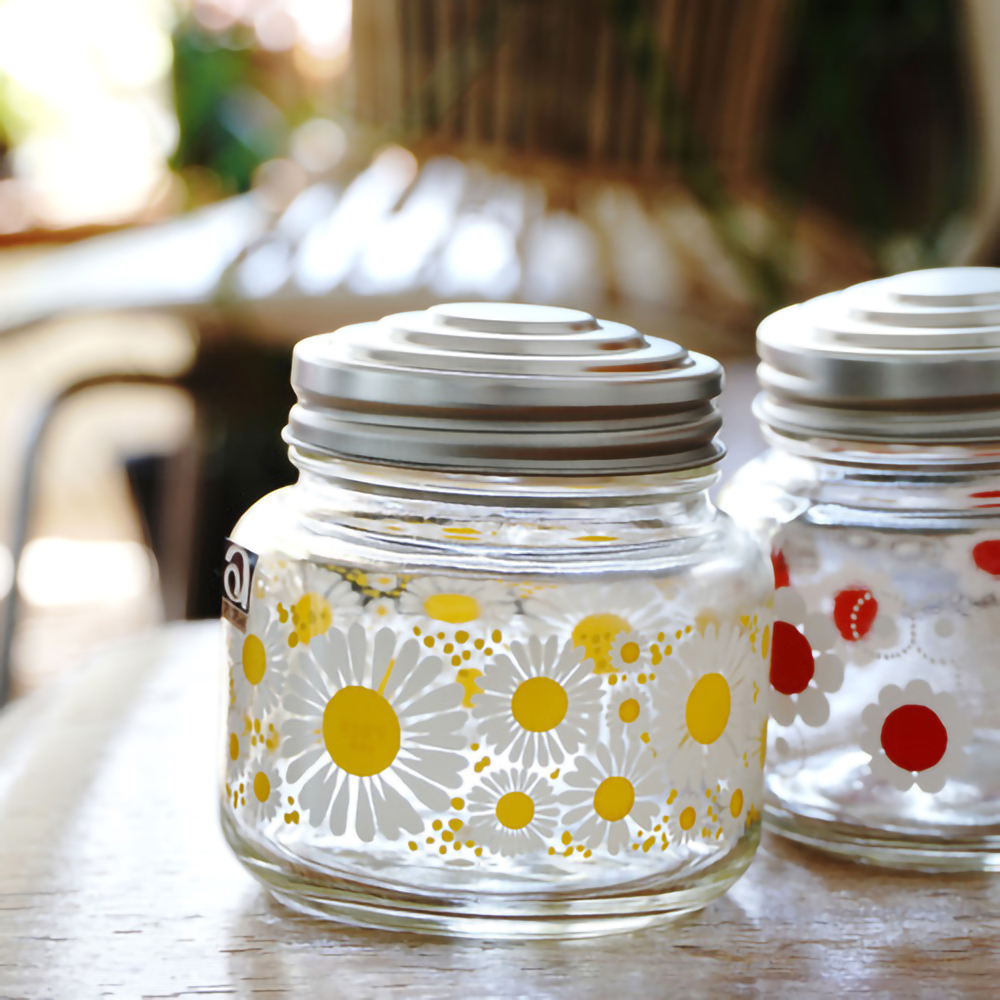 ADERIA 昭和復古糖果瓶-紅菊