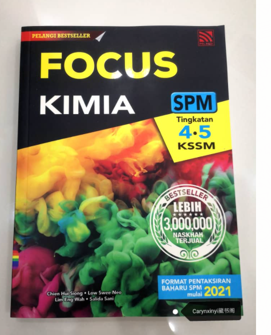 SPM Focus Kimia KSSM