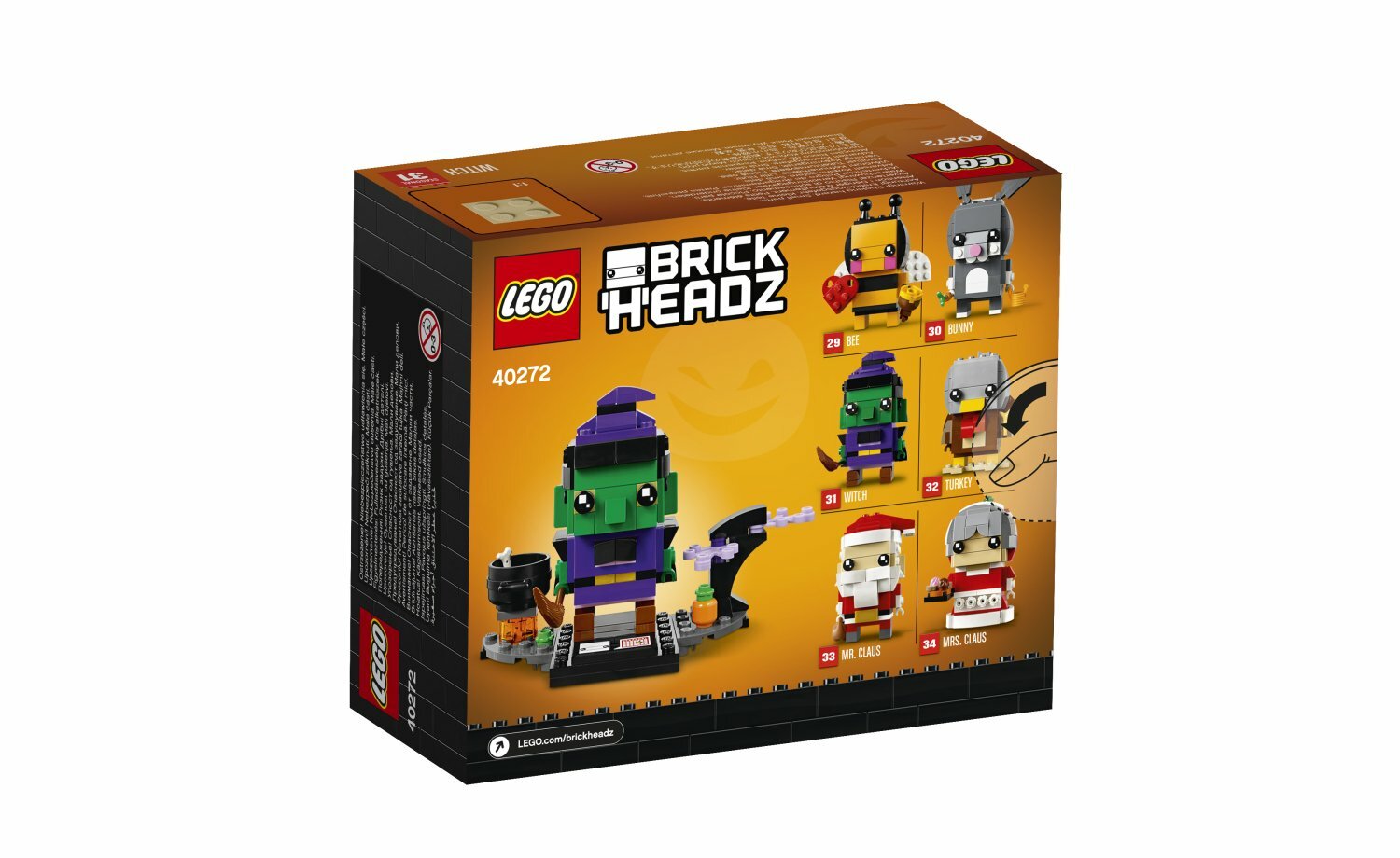 [飛米樂高積木磚賣店] LEGO 40272 BrickHeadz 萬聖節女巫