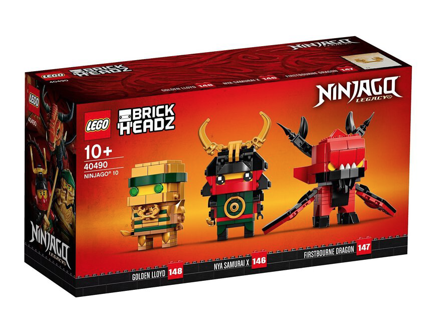 [飛米樂高積木磚賣店] LEGO 40490 BrickHeadz 旋風忍者® 10 週年