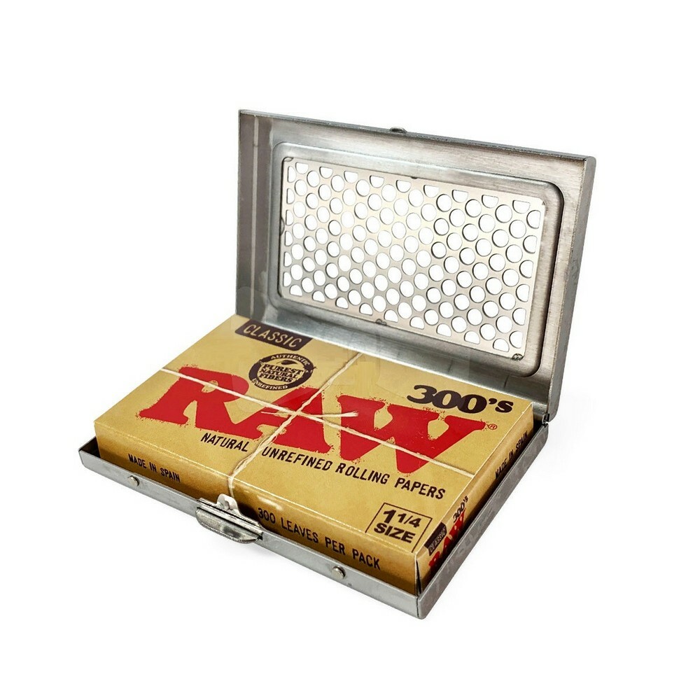 RAW ROLLING SUPREME 300'S POCKET SIZED SHREDDER CASE