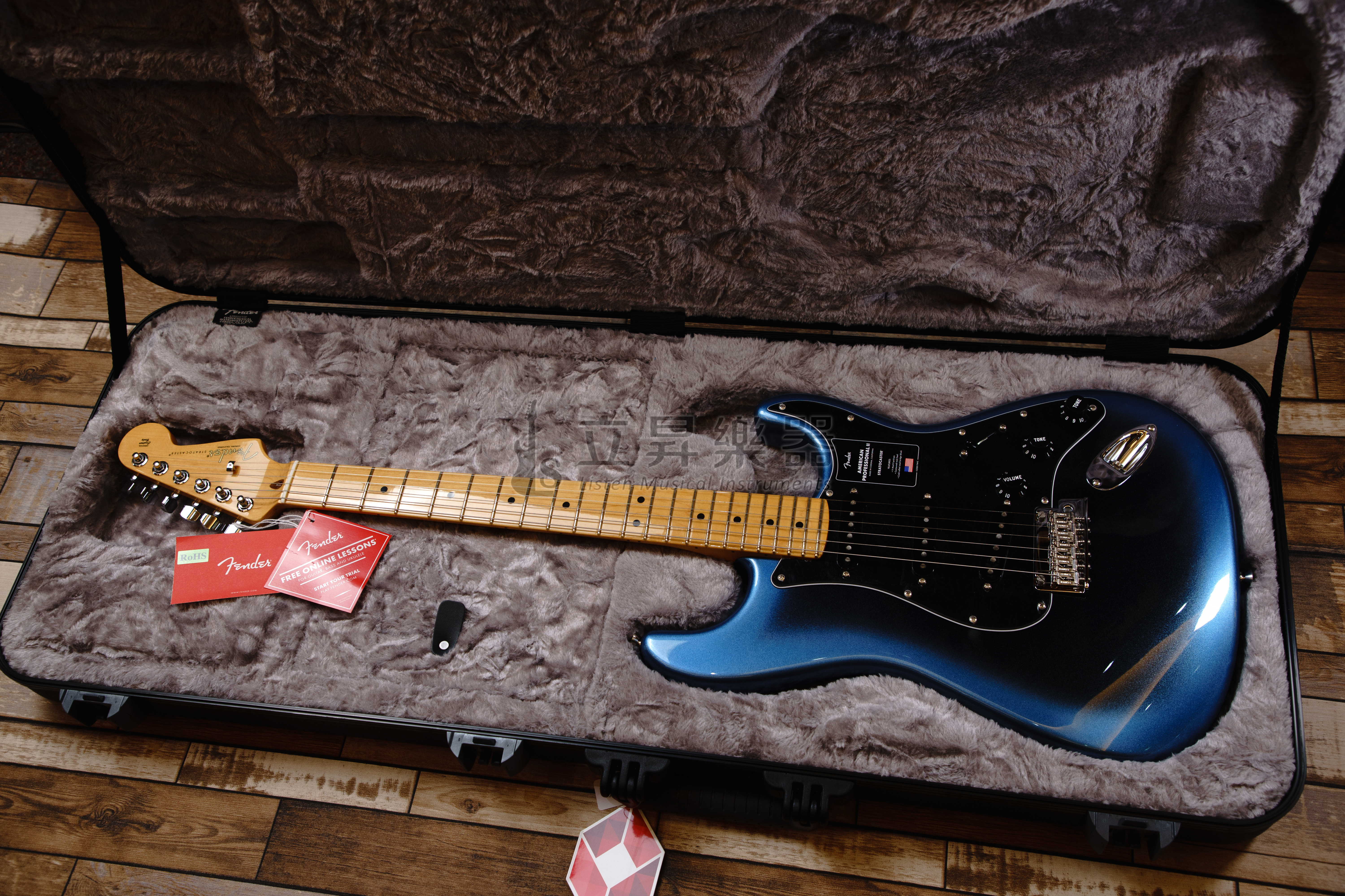 電吉他 Fender American Professional II Stratocaster Dark Night 暗夜色 暗夜黑 琴身Alder 愷木 楓木指板 美廠 附原廠硬盒