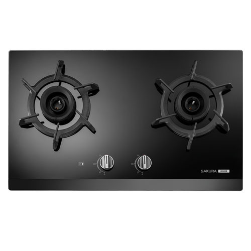 櫻花 Sakura   G2923B‧雙炫火嵌入式‧雙頭煮食爐‧煤氣‧石油氣‧台灣製造‧香港行貨,原廠3年保養‧
