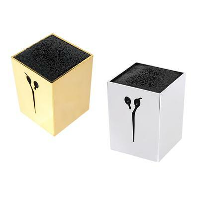 直立式剪刀梳具收納架 金 / 銀
