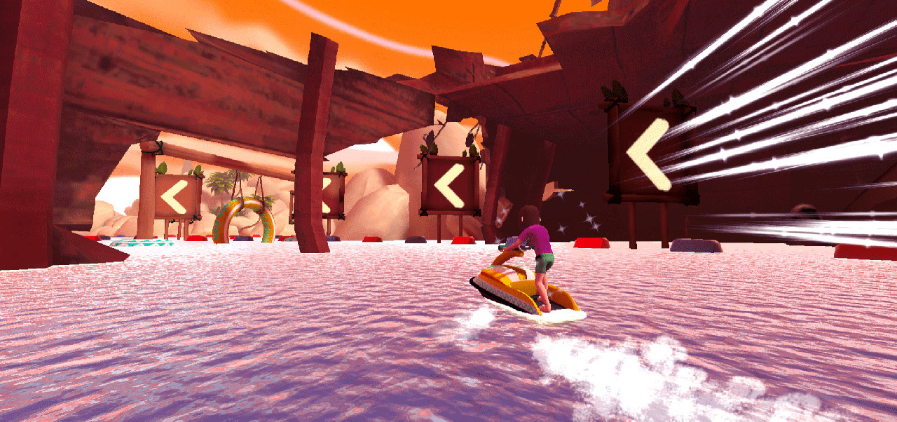 NS 即時運動 海灘樂園 英文版