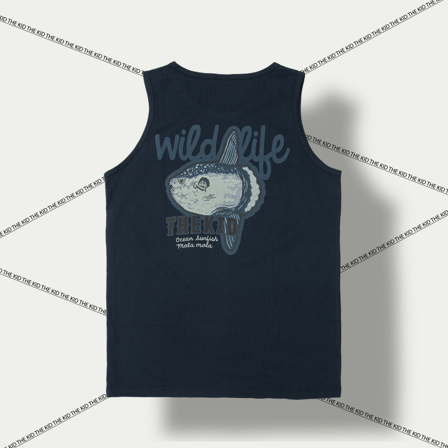 KID ® 海洋動物系列 翻車魚標語 背心