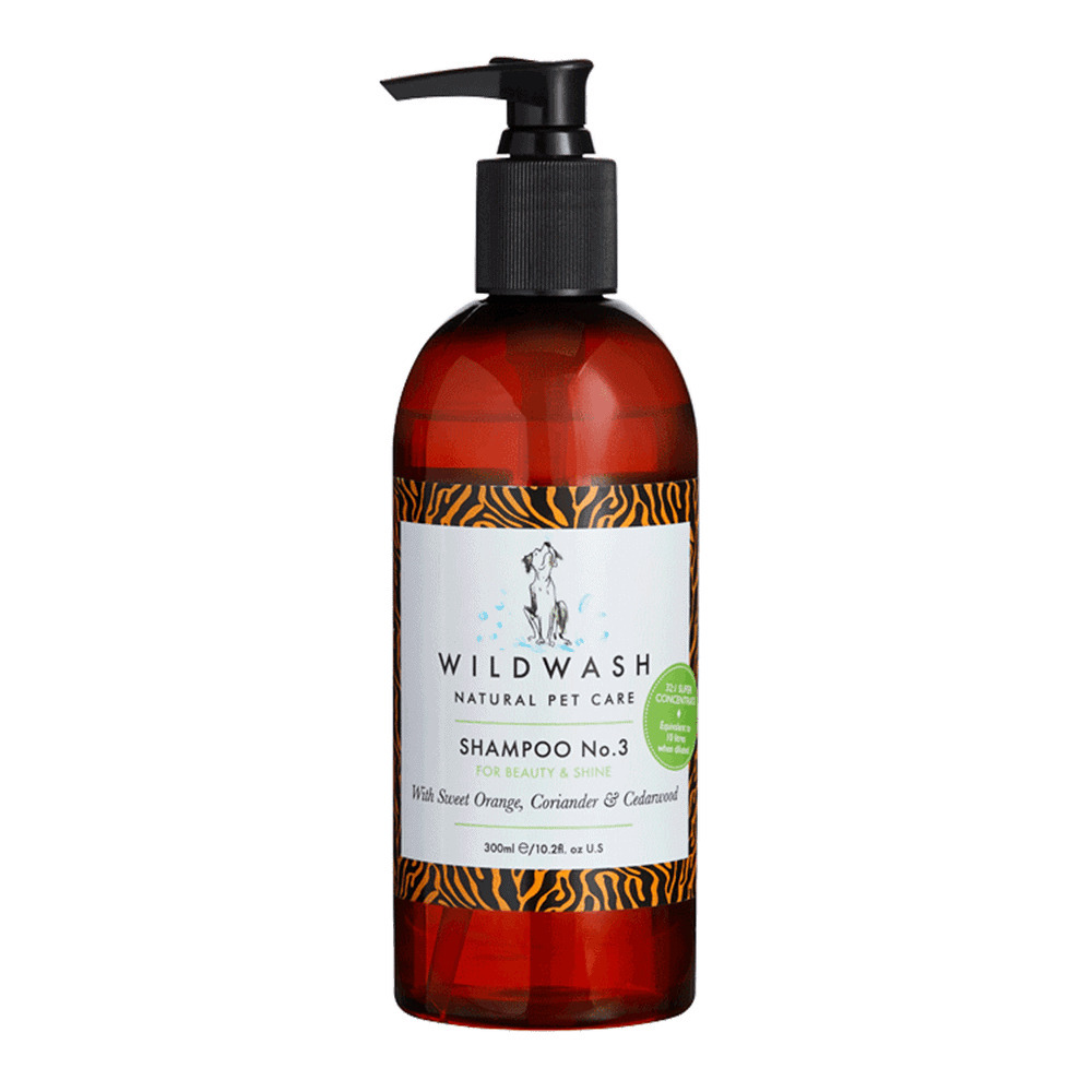 WILDWASH -特調香味NO.3美麗與閃亮配方洗毛精(犬)300ML