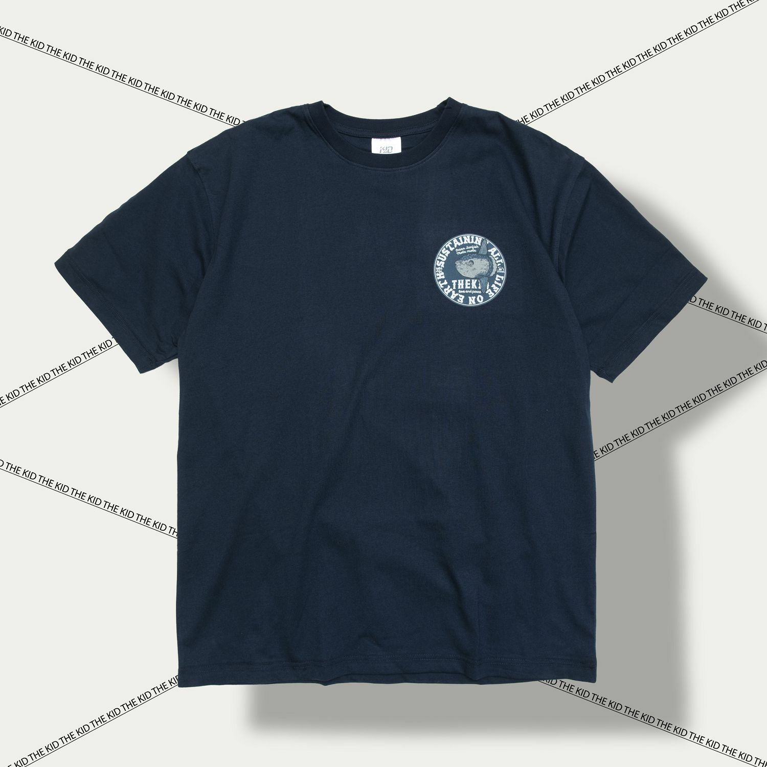 KID ® 海洋動物系列 翻車魚標語 短T