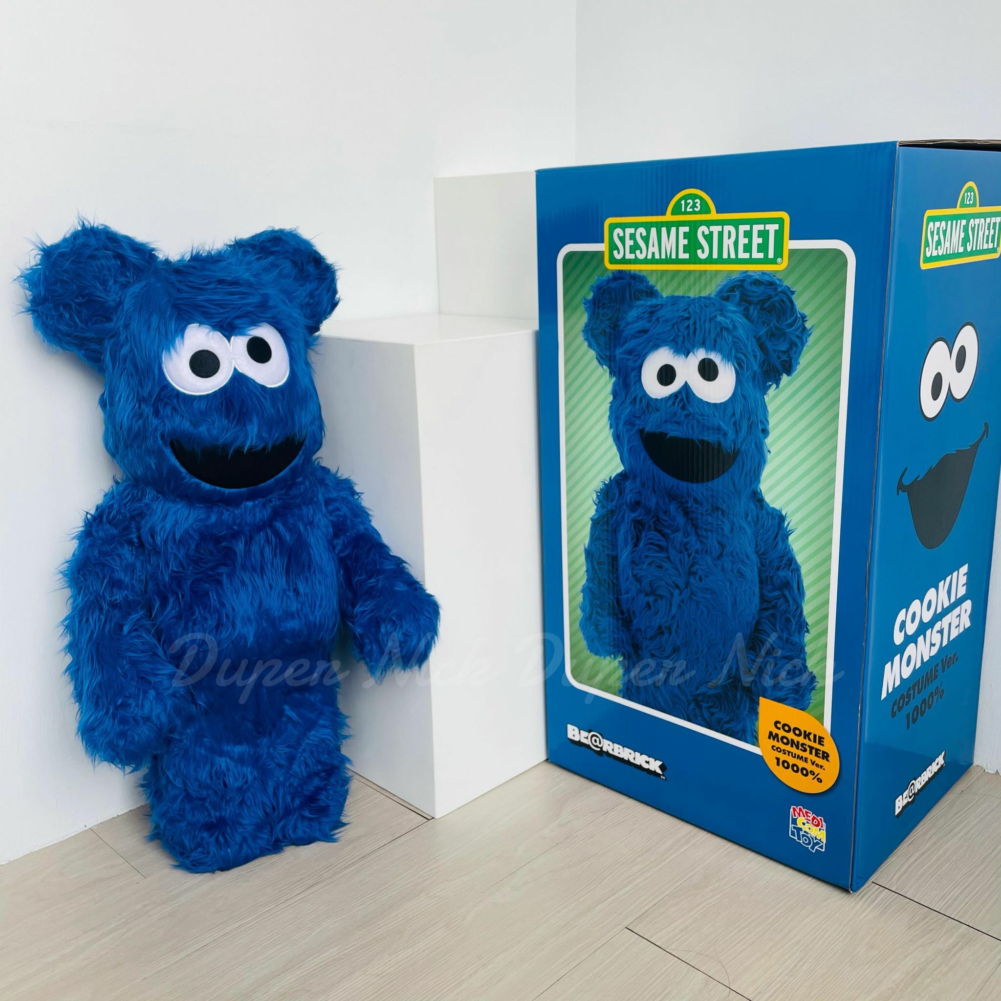 BE@RBRICK 餅乾怪獸 COOKIE MONSTER  400% /1000%