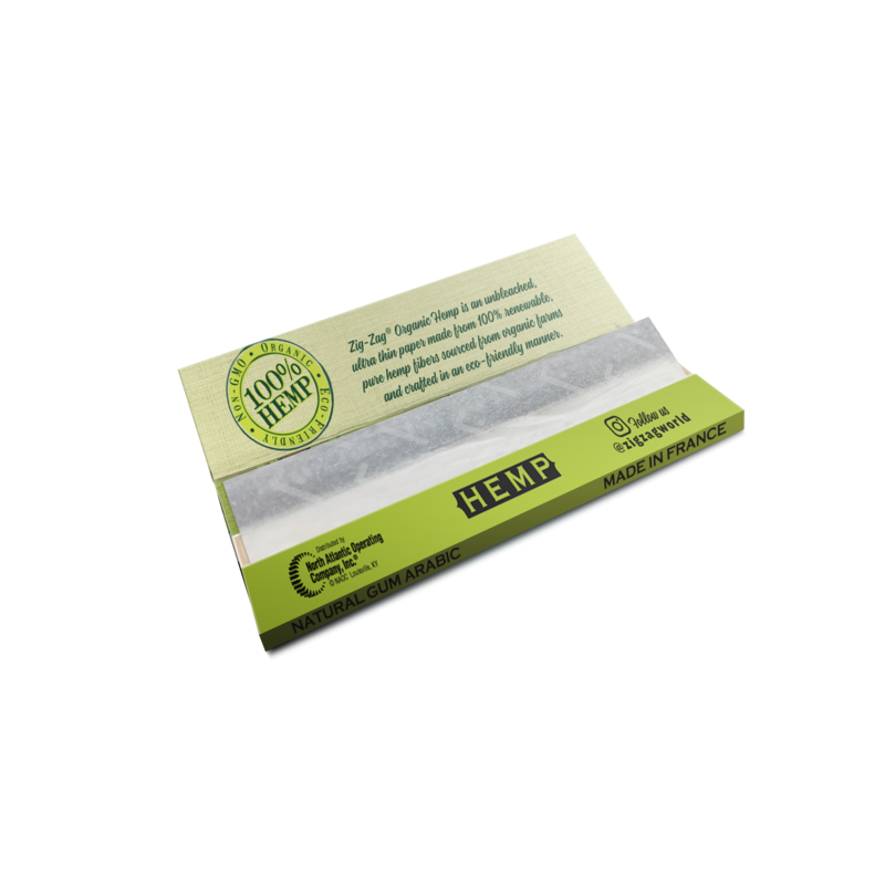 ZIG ZAG ORGANIC HEMP ROLLING PAPERS - KINGSLIM