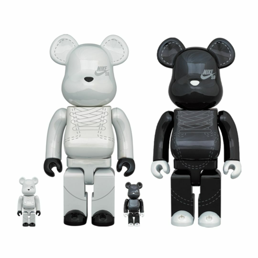 BE@RBRICK NIKE SB 2020 WHITE 100％ & 400％