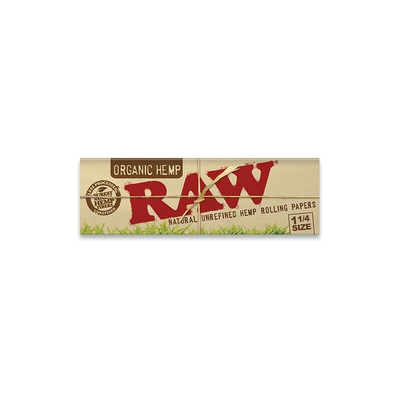 RAW ORGANIC  HEMP 1 1/4 ROLLING PAPER