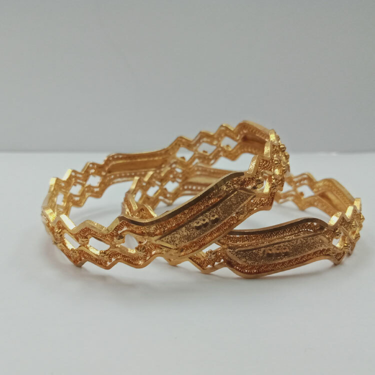 Fancy Modern Bangles 2 Piece Set MB1212